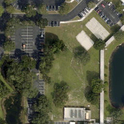 Rockwell Collins Volleyball Court — aerial view