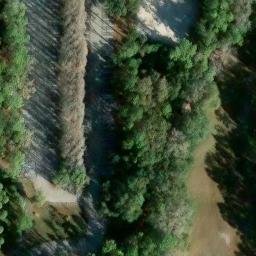 Sand Volleyball Court, Lakeland, FL — aerial view