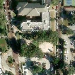 Sand Volleyball Court, Lakeland, FL — aerial view