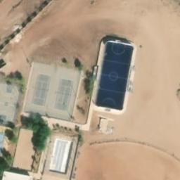 Guaymas Beach Volleyball Court — aerial view
