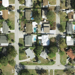 Water Volleyball Courts — aerial view