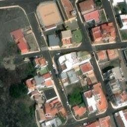 Sand Volleyball Court — aerial view