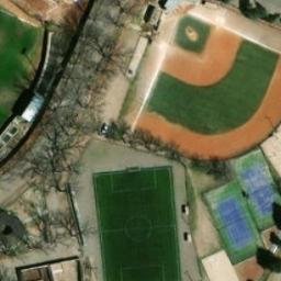 Camargo Beach Volleyball Court — aerial view