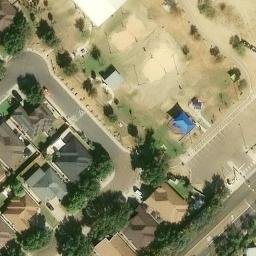 San Isidro Ranch Beach Volleyball Court #1 — aerial view