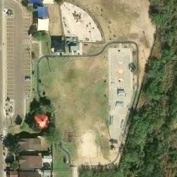 Laredo Beach Volleyball Court #1 — aerial view