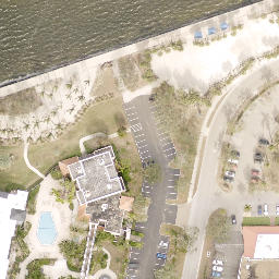 Volleyball Courts — aerial view