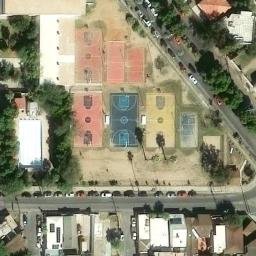 Nuevo Laredo Beach Volleyball Court #2 — aerial view