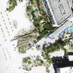 Association Beach Volleyball Court — aerial view
