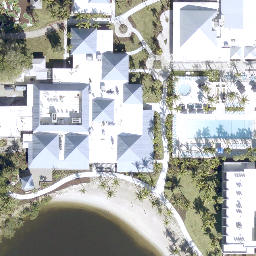 Beach Volleyball Club Med — aerial view
