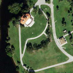 Carlin Park Sand Courts — aerial view