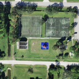Beach Volleyball 1 — aerial view