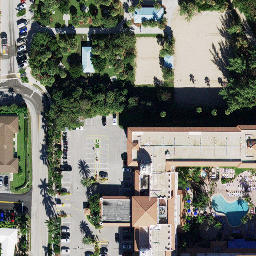 Singer Island Public Beach Courts — aerial view