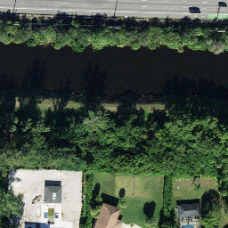 Sand Volleyball Court, Loxahatchee Groves, FL — aerial view