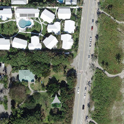 Delray Beach Municipal Beach Courts — aerial view