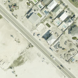 Lahaina beach volleyball — aerial view