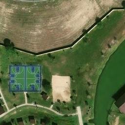 McAllen Beach Volleyball Court #14 — aerial view