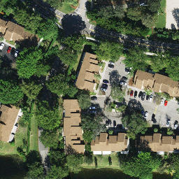 Sand Volleyball Court, Coconut Creek, FL — aerial view