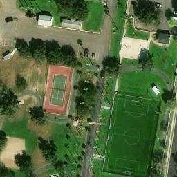 McAllen Beach Volleyball Court #11 — aerial view