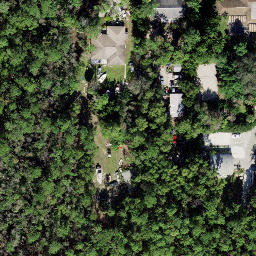 Private Sand Volleyball — aerial view