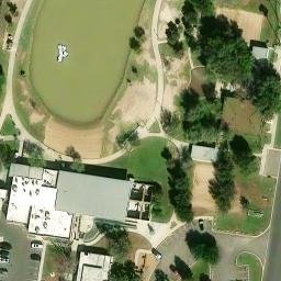 McAllen Beach Volleyball Court #8 — aerial view
