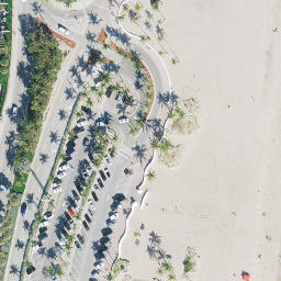 Sand Volleyball Court, Sunrise, FL — aerial view