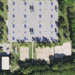 Sand Volleyball Court, Weston, FL — aerial view