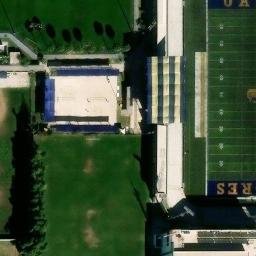 Canchas Voleibol Playero UANL — aerial view
