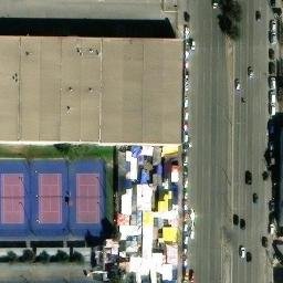Monterrey Beach Volleyball Court #22 — aerial view