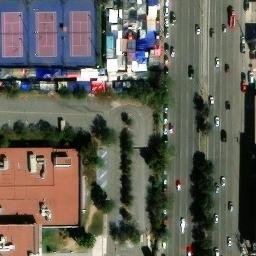 Monterrey Beach Volleyball Court #19 — aerial view