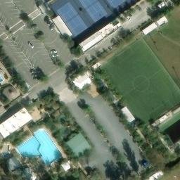 Monterrey Beach Volleyball Court #7 — aerial view
