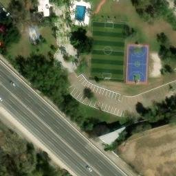 Monterrey Beach Volleyball Court #5 — aerial view
