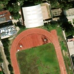 Durango Beach Volleyball Court — aerial view