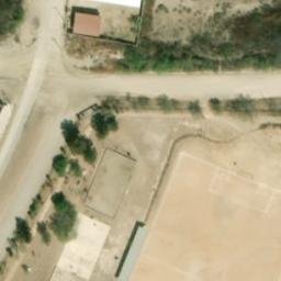 La Boca Beach Volleyball Court — aerial view