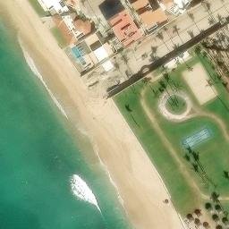 Marina Mazatlán Beach Volleyball Court — aerial view