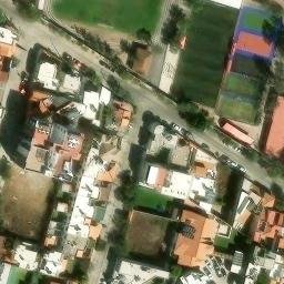 Colonia Lomas de San Luis Sur Beach Volleyball Court — aerial view