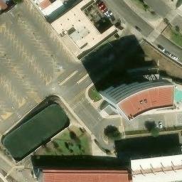 Colonia Insurgentes Beach Volleyball Court — aerial view