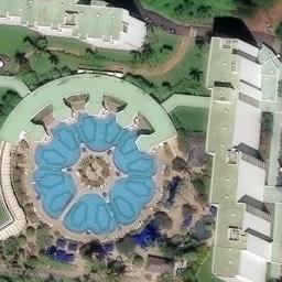 Kalapaki Volleyball Courts — aerial view