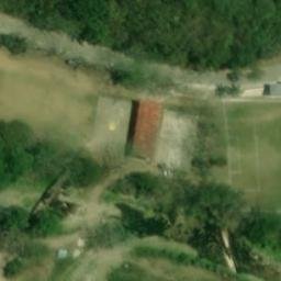 Coxcatlán Beach Volleyball Court — aerial view