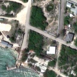 Sand Volleyball Court — aerial view