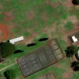 Volleyball Court, Waipio, HI — aerial view