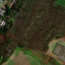 Volleyball Court, Pearl City, HI — aerial view
