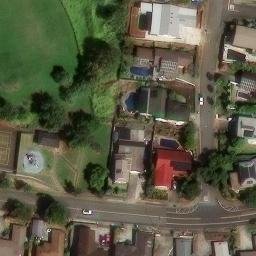 Volleyball Court, Waimalu, HI — aerial view