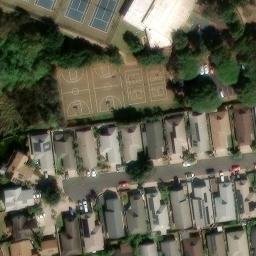 Volleyball Court, Makakilo, HI — aerial view