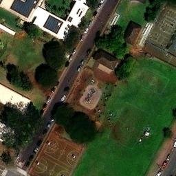 Volleyball Court, Urban Honolulu, HI — aerial view