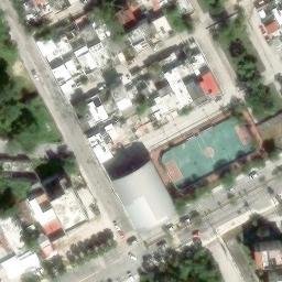 Distrito 3 Beach Volleyball Court #1 — aerial view