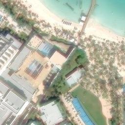 Zona Hotelera Beach Volleyball Court — aerial view