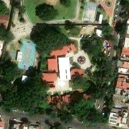 Nuevo México Beach Volleyball Court #1 — aerial view