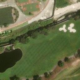 San Juan de Ocotán Beach Volleyball Court — aerial view