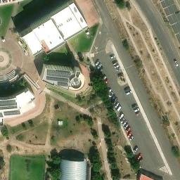 Cancha de Usos Múltiples — aerial view