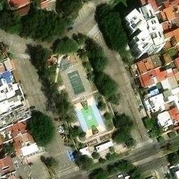 Santa Ana Tepetitlán Beach Volleyball Court #5 — aerial view